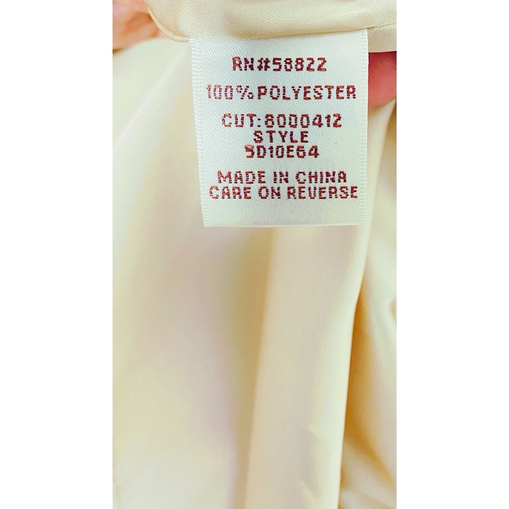 Max Studio Speciality Products ( MSSP) Beige Dress W/ Crushed Velvet Des… - Picture 7 of 8